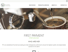 Tablet Screenshot of first-payment-int.com